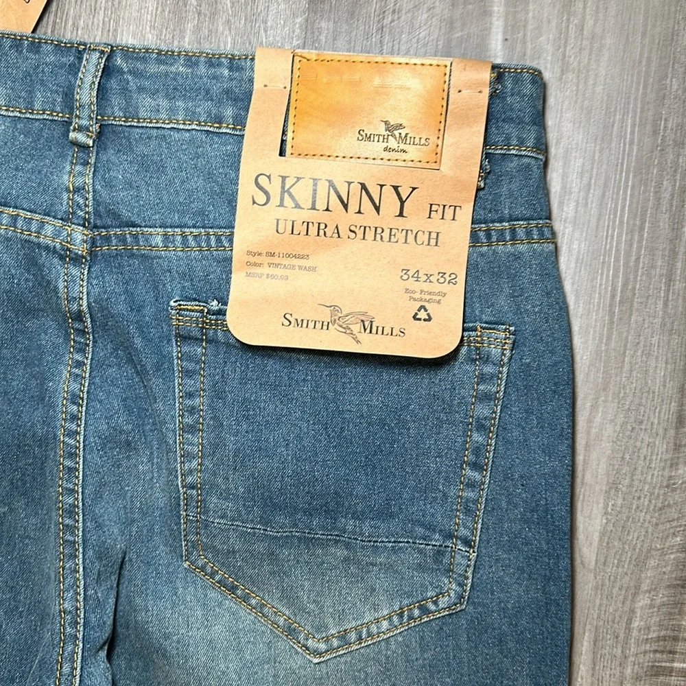 Smith & Mills Skinny Ultra Stretch Jeans - 34x32